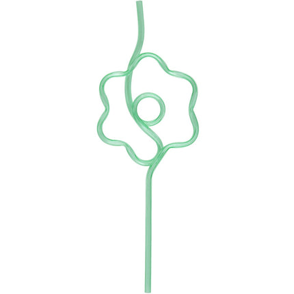 Gekleurde Rietjes Bloem 5st van Unique koop je bij Partywinkel