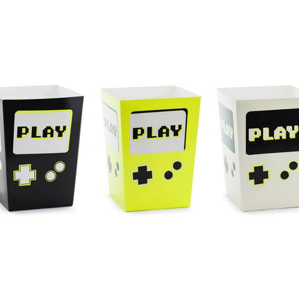 Gekleurde Snackbakje Gaming 6st van Partydeco koop je bij Partywinkel