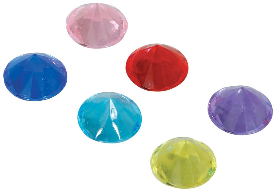 Gekleurde Uitdeelcadeautjes Edelstenen 1,5cm 50st van Fiestas Guirca koop je bij Partywinkel