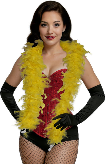 Gele Boa 80gr van Fiestas Guirca koop je bij Partywinkel