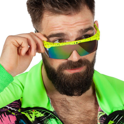 Gele Bril 80'S van Wilbers & Wilbers koop je bij Partywinkel