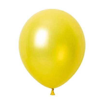 Gele Parelballonnen 30cm 50st van Unique koop je bij Partywinkel