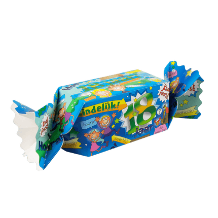 Geschenkdoosje 18 Jaar 26cm van Paper Dreams koop je bij Partywinkel