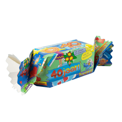 Geschenkdoosje 40 Jaar Vrouw 26cm van Paper Dreams koop je bij Partywinkel