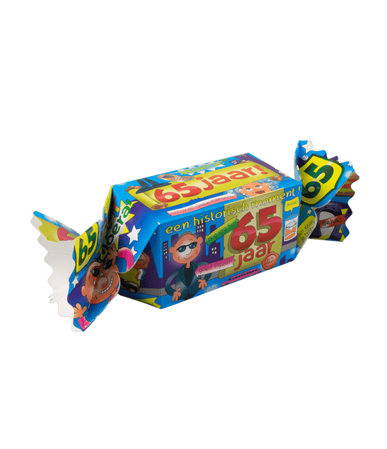 Geschenkdoosje 65 Jaar 26cm van Paper Dreams koop je bij Partywinkel