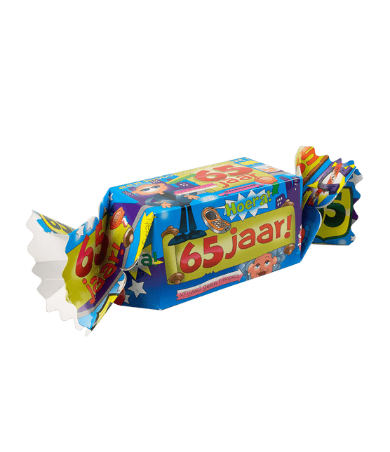 Geschenkdoosje 65 Jaar 26cm van Paper Dreams koop je bij Partywinkel