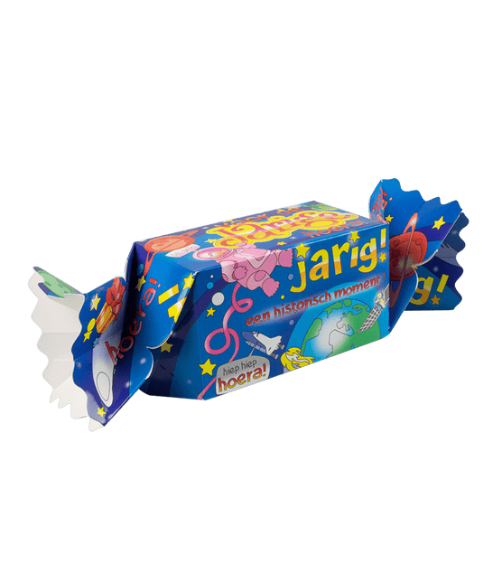 Geschenkdoosje Jarige 26cm van Paper Dreams koop je bij Partywinkel