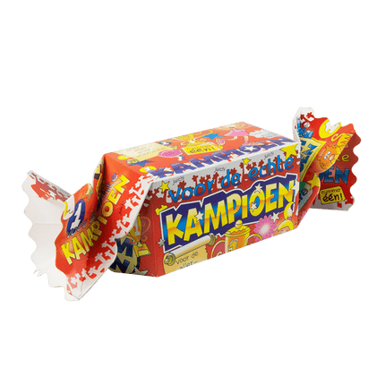 Geschenkdoosje Kampioen 26cm van Paper Dreams koop je bij Partywinkel