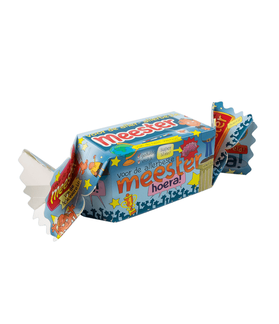 Geschenkdoosje Meester 26cm van Paper Dreams koop je bij Partywinkel