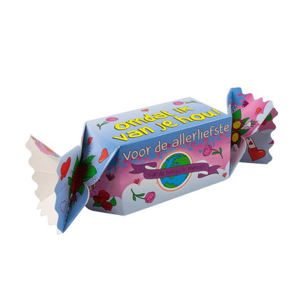 Geschenkdoosje Omdat Ik Van Je Hou 26cm van Paper Dreams koop je bij Partywinkel