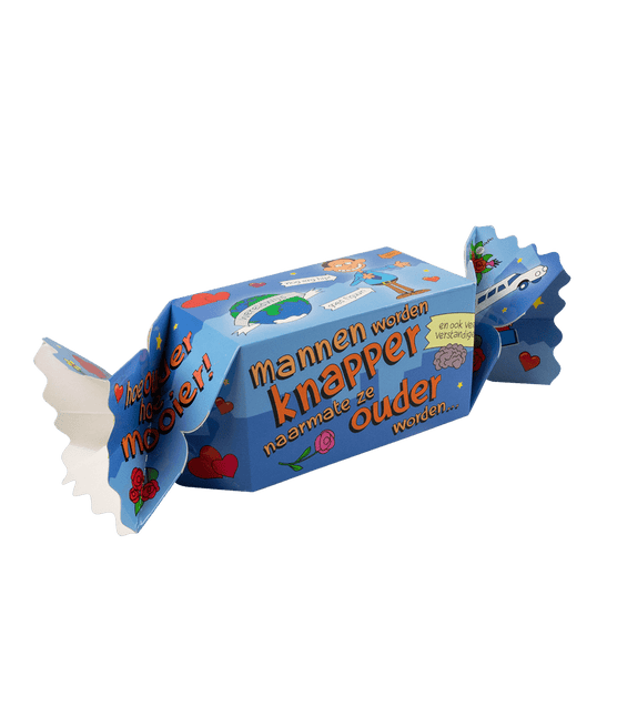 Geschenkdoosje Oude Mannen 26cm van Paper Dreams koop je bij Partywinkel