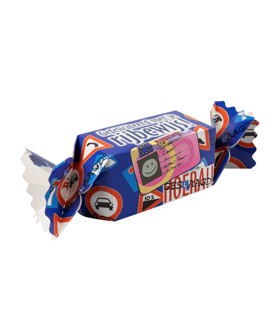 Geschenkdoosje Rijbewijs 26cm van Paper Dreams koop je bij Partywinkel