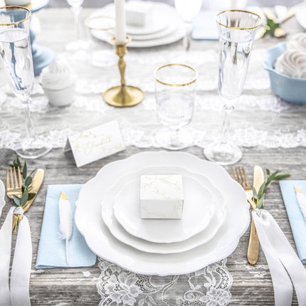 Geschenkdoosjes Tak Goud 6cm 10st van Partydeco koop je bij Partywinkel