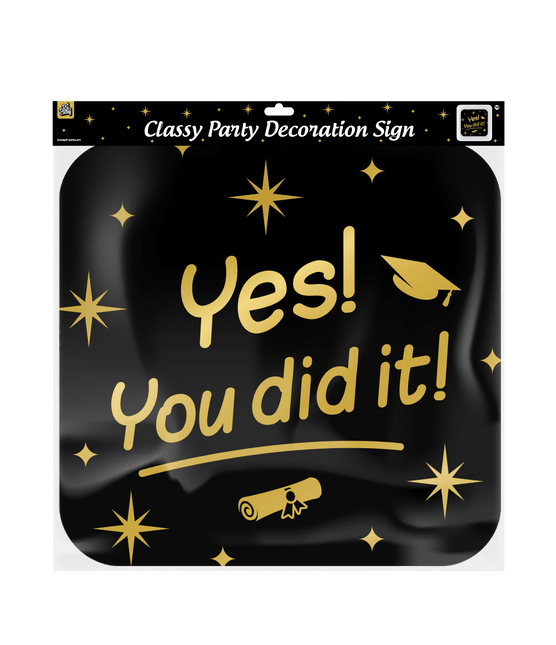 Geslaagd Deurbord You Did It 50cm van Paper Dreams koop je bij Partywinkel