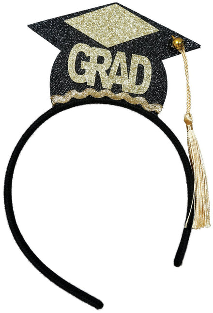 Geslaagd Haarband Zwart Goud van Fiestas Guirca koop je bij Partywinkel