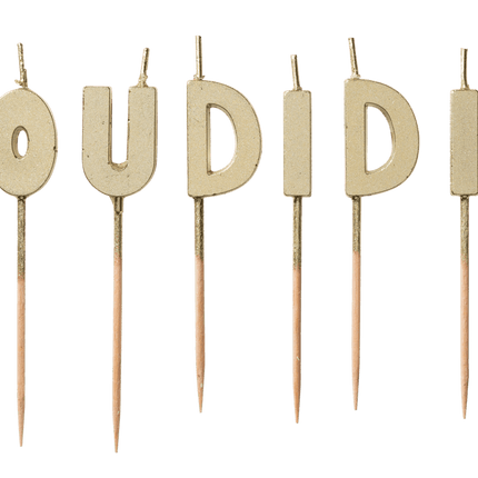 Geslaagd Kaarsen You Did It 14cm van Paper Dreams koop je bij Partywinkel