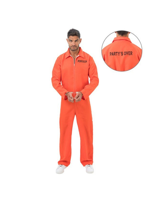 Gevangene Kostuum Heren Oranje van CHAKS koop je bij Partywinkel