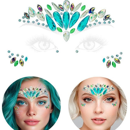 Gezichtsdecoratie Zeemeermin Carnaval van Widmann koop je bij Partywinkel