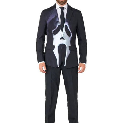 GhostFace Kostuum Heren Zwart 3-delig van Fun World koop je bij Partywinkel