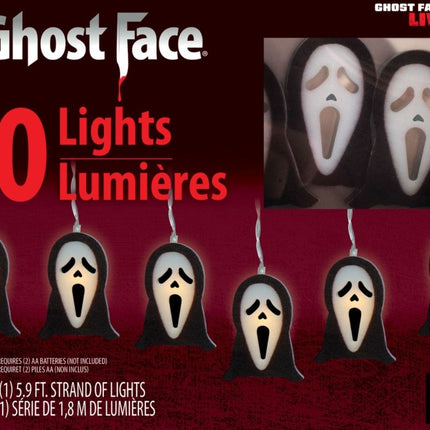 Ghostface Led Lampjes 1,8m van Ghostface koop je bij Partywinkel