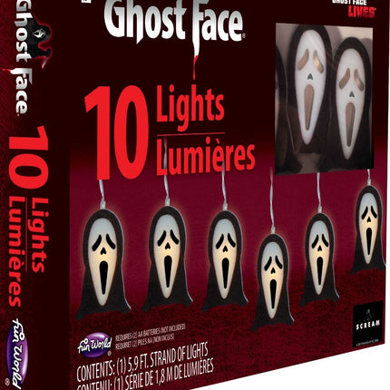 Ghostface Led Lampjes 1,8m van Ghostface koop je bij Partywinkel