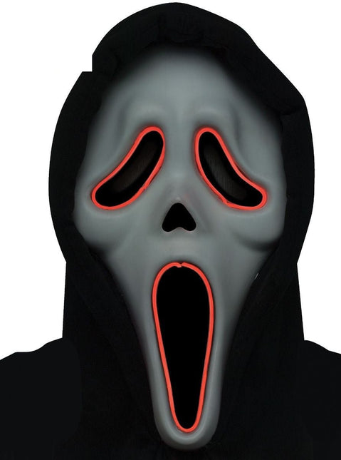 Ghostface Masker Met Verlichting van Ghostface koop je bij Partywinkel