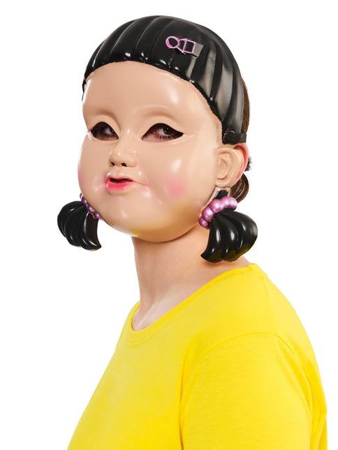 Girl Doll Masker – Squid Game van Rubies koop je bij Partywinkel