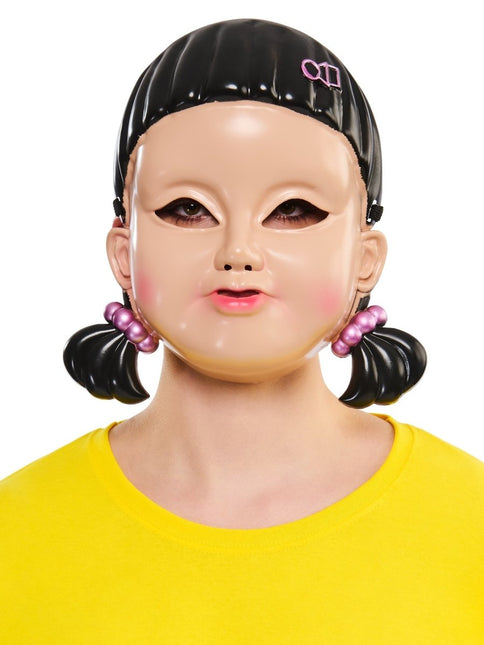 Girl Doll Masker – Squid Game van Rubies koop je bij Partywinkel