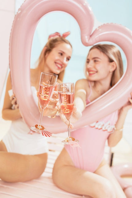 Glasmarkers Bride 10st van Partydeco koop je bij Partywinkel