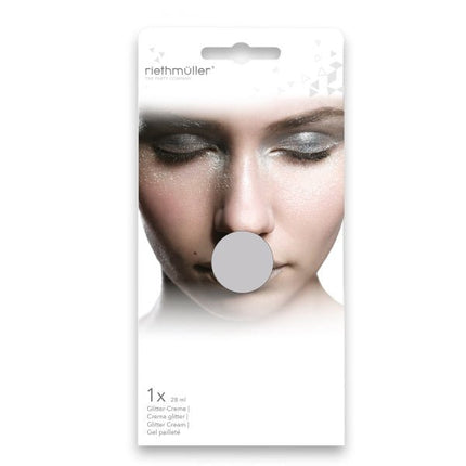 Glitter Gel Zilver 28ml van Riethmueller koop je bij Partywinkel