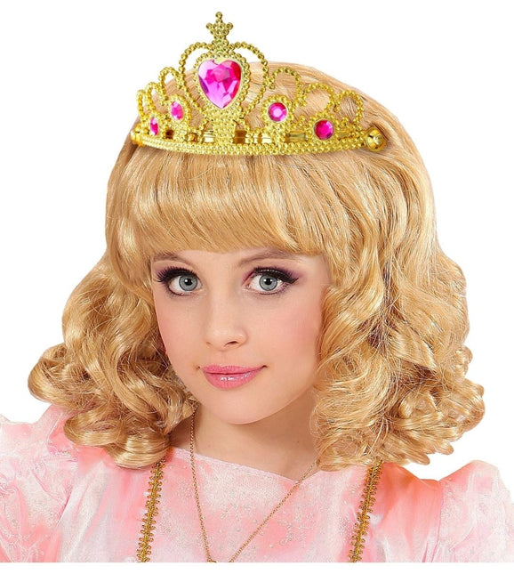 Goud Roze Tiara van Widmann koop je bij Partywinkel