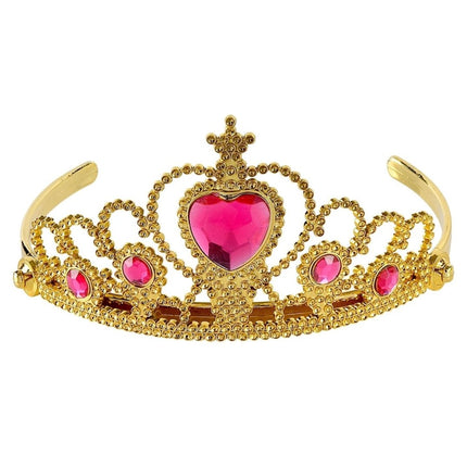 Goud Roze Tiara van Widmann koop je bij Partywinkel