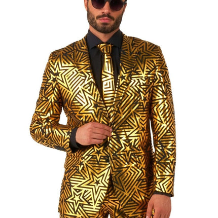 Goud Sterren Pak Heren OppoSuits van OppoSuits koop je bij Partywinkel