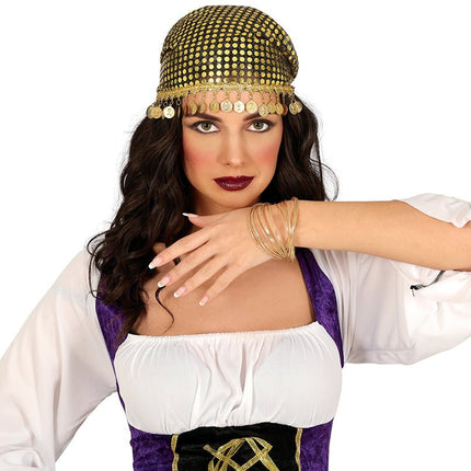 Gouden Armband Metaal van Fiestas Guirca koop je bij Partywinkel