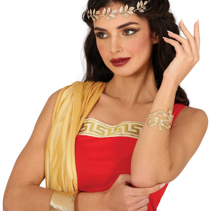 Gouden Armband Slang van Fiestas Guirca koop je bij Partywinkel
