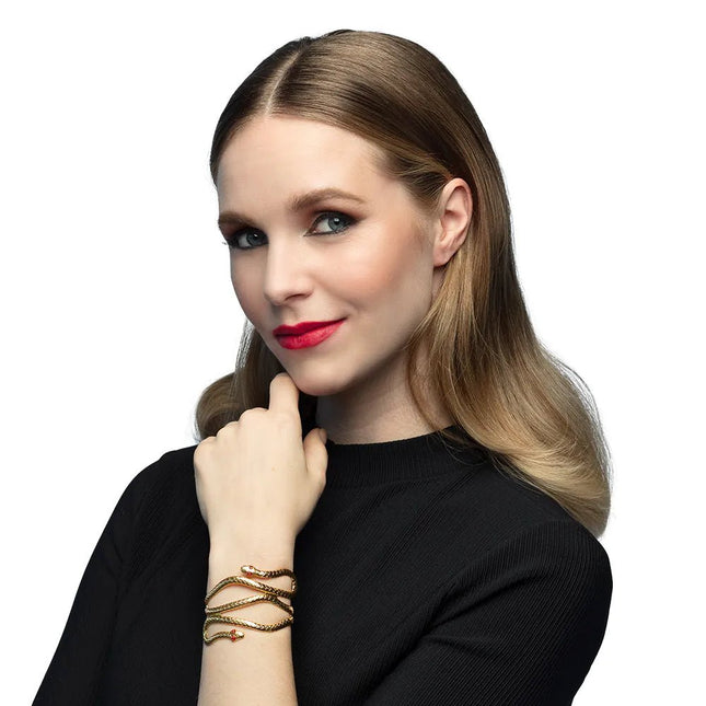 Gouden Armband Slang van Boland koop je bij Partywinkel