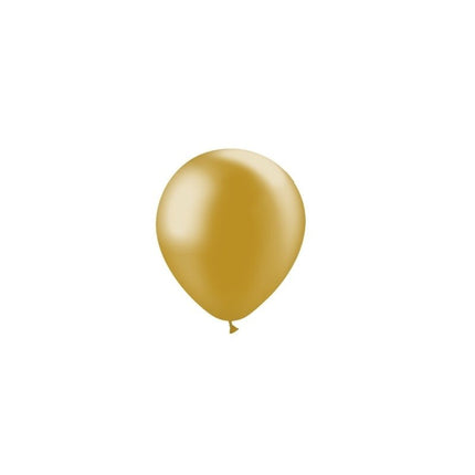 Gouden Ballonnen Metallic 13cm 100st van Balloonia koop je bij Partywinkel