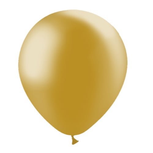 Gouden Ballonnen Metallic 30cm 10st van Balloonia koop je bij Partywinkel