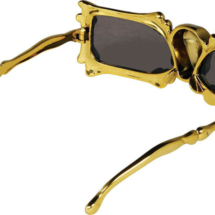 Gouden Bril Skelet van Fiestas Guirca koop je bij Partywinkel