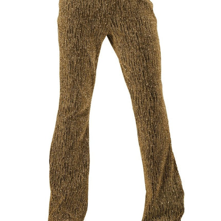 Gouden Broek Meisje Glitter Flared van Wilbers & Wilbers koop je bij Partywinkel