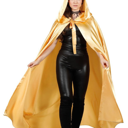 Gouden Cape Heren Satijn van Wilbers & Wilbers koop je bij Partywinkel