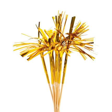 Gouden Cocktailprikkers Parasol Lang 10st van WeFiesta koop je bij Partywinkel