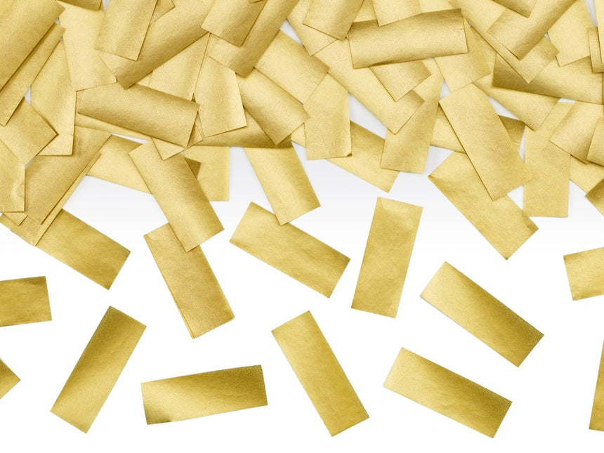 Gouden Confetti Kanon 20cm van Partydeco koop je bij Partywinkel