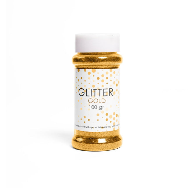 Gouden Glitters 100gr van WeFiesta koop je bij Partywinkel
