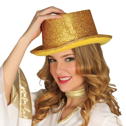 Gouden Hoed van Fiestas Guirca koop je bij Partywinkel