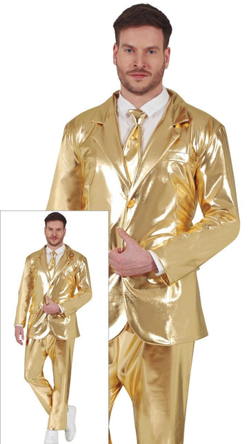 Gouden Kostuum Heren van Fiestas Guirca koop je bij Partywinkel