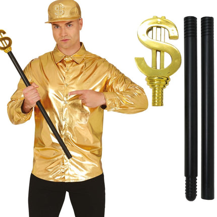 Gouden Scepter Dollar 76cm van Fiestas Guirca koop je bij Partywinkel