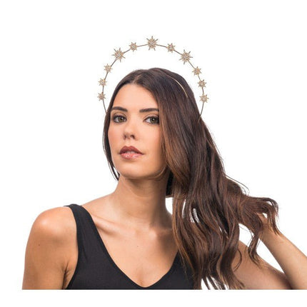 Gouden Sterren Halo Diadeem van CHAKS koop je bij Partywinkel