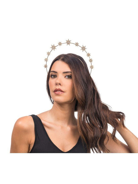 Gouden Sterren Halo Diadeem van CHAKS koop je bij Partywinkel