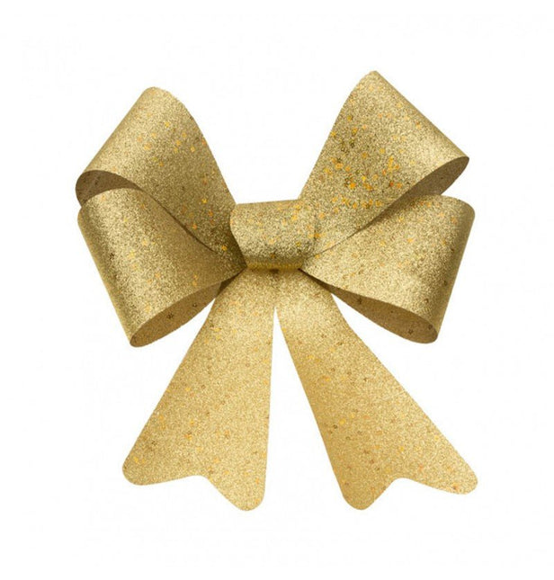 Gouden Strik Glitter 51cm van CHAKS koop je bij Partywinkel